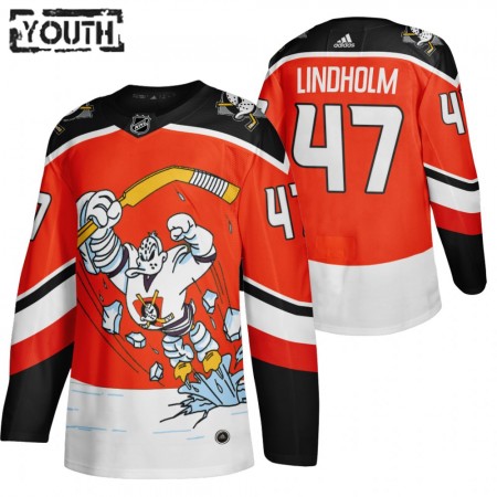 Kinder Eishockey Anaheim Ducks Trikot Hampus Lindholm 47 2020-21 Reverse Retro Ausweich Authentic